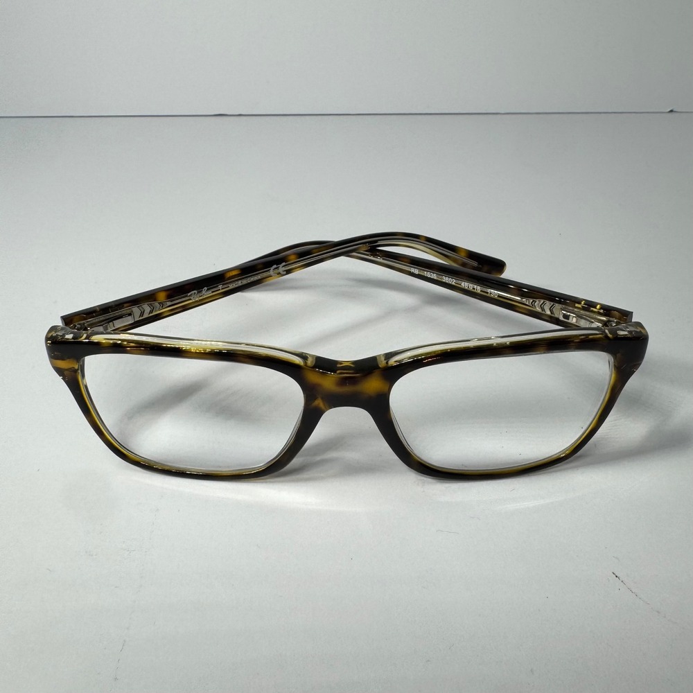 Ray-Ban RB1536 3602 Dark Havana Tortoise Shell Rectangular‎ Eyeglasses 48-16-130